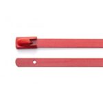 Red Polyester Coated 316 Stainless Steel Cable Ties: Quality and Uses