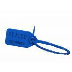 10" 18lb Blue Secure Pull Security Cable Ties